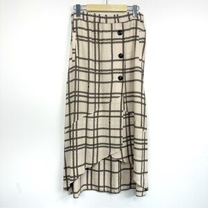 Riani Chain Link Faux Wrap Midi Skirt Sz 6